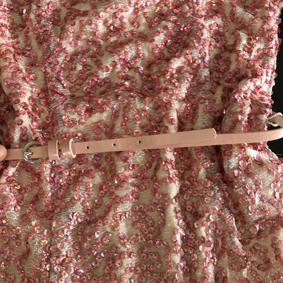 NWT French Connection Pink Sequin Dress - Picture 6 of 8